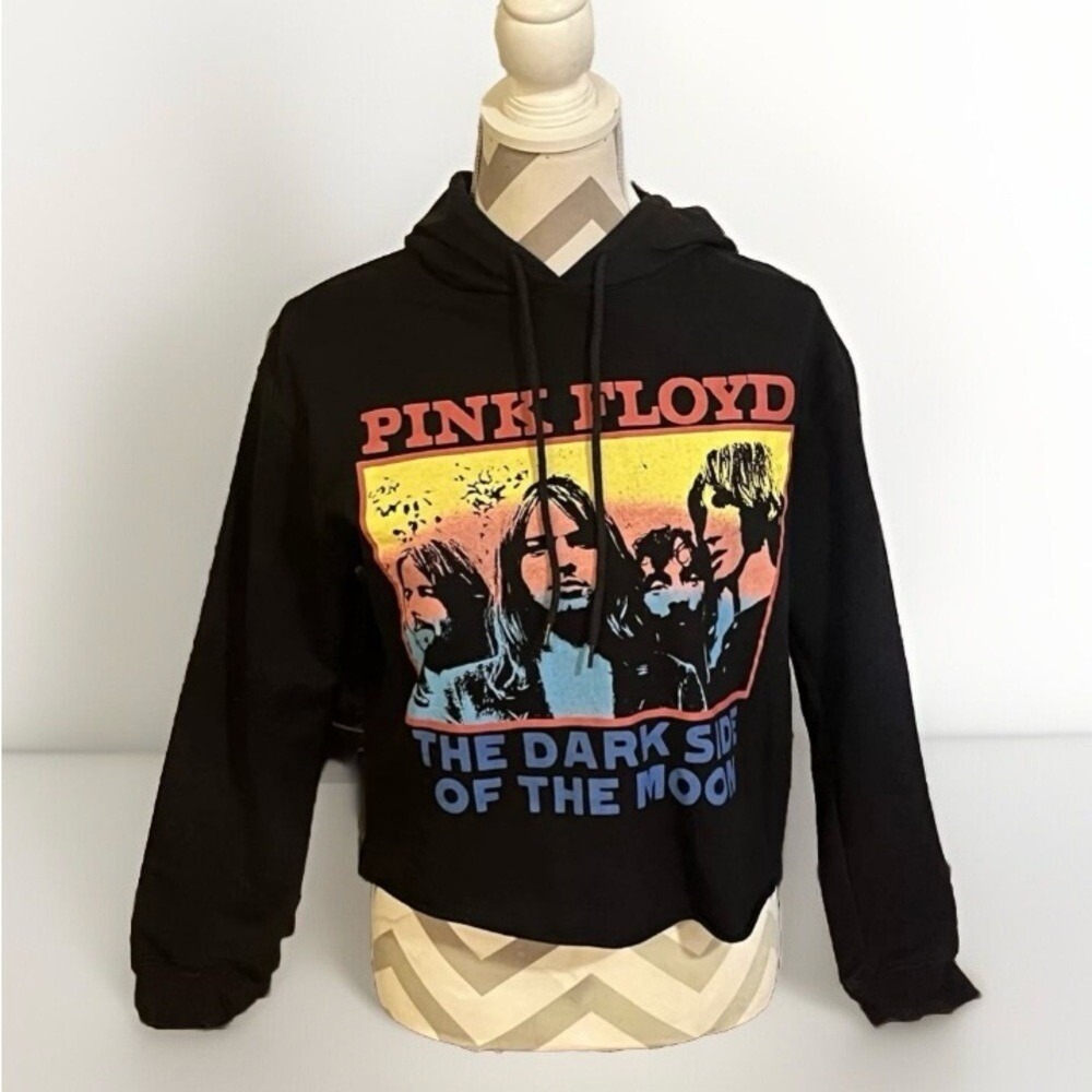 Authentic Pink Floyd Classic Rock, Pullover Graphic Lightweight Hoodie Size XS